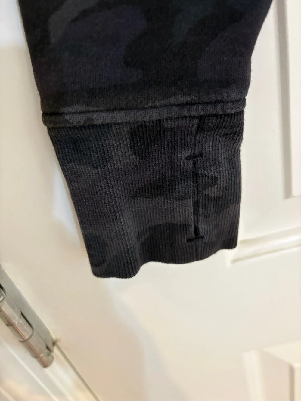 lululemon athletica Black Camo Zip-Up Hoodie